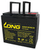Kung Long 22NF305CN battery 12 Volt 62 Ah Dimensions 226 x 135 x 207mm screw connections