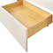 Beliani VITTEL - Bed with storage - Beige - Polyester