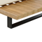 Beliani MYKONOS - Lounge set for 5 - Cream - Acacia wood