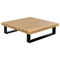 Beliani MYKONOS - Lounge set for 5 - Cream - Acacia wood