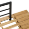 Beliani MYKONOS - Lounge set for 5 - Cream - Acacia wood