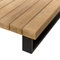 Beliani MYKONOS - Lounge set for 5 - Cream - Acacia wood