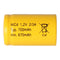 2/3 A Cadnica NICD battery flattop without soldering tag, 1.2 volt 700mAh