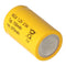 2/3 A Cadnica NICD battery flattop without soldering tag, 1.2 volt 700mAh