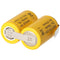 Battery 2 / KR-600AE 2/3 A Cadnica NICD battery 2.4V with soldering lug U-shape (not original Sanyo)