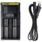 NiteCore charger Digicharger D2 with display for AAA, AA, C, D2EU- EU version NC-D2EU