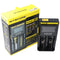 NiteCore charger Digicharger D2 with display for AAA, AA, C, D2EU- EU version NC-D2EU