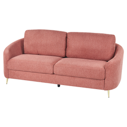 Beliani TROSA - Three-seater sofa - Pink - Polyester