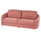 Beliani TROSA - Three-seater sofa - Pink - Polyester