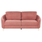 Beliani TROSA - Three-seater sofa - Pink - Polyester