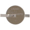 CR2032 lithium brand battery with Z-shaped solder tabs