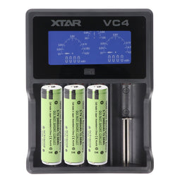 Charger and Panasonic battery suitable for icucam 4, icucell 18650, 3400mAh lithium ion, 3 pieces pe