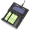 Charger and Panasonic battery suitable for icucam 4, icucell 18650, 3400mAh lithium ion, 3 pieces pe