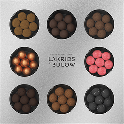 Lakrids by Bulow - Licorice with Chocolate - Selection Box - Tasting box - Christmas edition - 8 fla