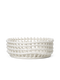 Bringing traditional basket weaving techniques to pottery, our handcrafted ceramic centerpieces crea