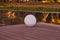 Hyundai Lighting - LED lichtbol met RGB op zonne-energie - 30 cm