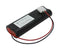 Emergency battery NiCd 7.2V 1800mAh L2x3 Sub-C with 200mm cable and plug