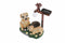 Hyundai Lighting - Dierenlamp op zonne-energie - Puppies met watertap