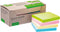 Q-CONNECT Quick Notes Recycled pastel, ft 76 x 76 mm, 100 sheets, box of 12 in assorted colors