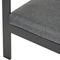Beliani MESSINA - Lounge set for 5 - Black/Beige/Grey - Aluminum