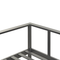 Beliani MESSINA - Lounge set for 5 - Black/Beige/Grey - Aluminum