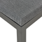 Beliani MESSINA - Lounge set for 5 - Black/Beige/Grey - Aluminum