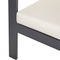 Beliani MESSINA - Lounge set for 5 - Black/Beige - Aluminum