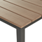 Beliani MESSINA - Lounge set for 5 - Black/Beige - Aluminum
