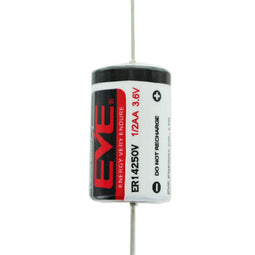 EVE ER14250P lithium battery with axial wire connection
