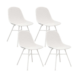 Set of 4 Kick garden chair Sol - White
