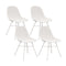 Set of 4 Kick garden chair Sol - White