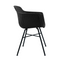 Set of 4 Kick garden chair Indy - Black