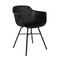 Set of 4 Kick garden chair Indy - Black