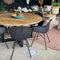 Set of 4 Kick garden chair Indy - Black
