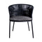 Set of 4 Kick garden chair Kyra - Anthracite