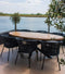 Set of 6 Kick garden chair Kyra - Anthracite
