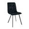 Set of 2 Kick dining room chair Monz - Black
