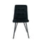 Set of 2 Kick dining room chair Monz - Black