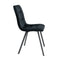 Set of 2 Kick dining room chair Monz - Black