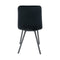 Set of 2 Kick dining room chair Monz - Black