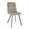 Set of 2 Kick dining room chair Monz - Taupe