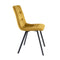 Set of 2 Kick dining room chair Monz - Gold