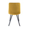 Set of 2 Kick dining room chair Monz - Gold