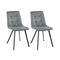 Set of 2 Kick dining room chair Monz - Gray