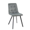 Set of 2 Kick dining room chair Monz - Gray