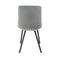Set of 2 Kick dining room chair Monz - Gray