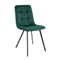 Set of 2 Kick dining room chair Monz - Dark green