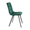 Set of 2 Kick dining room chair Monz - Dark green