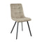 Set of 2 Kick dining room chair Monz - Champagne