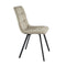 Set of 2 Kick dining room chair Monz - Champagne